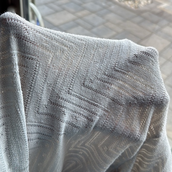 PrAna Women’s Geo Textured Funnel Neck Sweatshirt sz Small - Picture 8 of 8